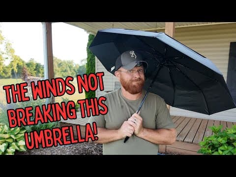Repel Travel Umbrella Review | Withstands 70+MPH Winds! | Lightweight, Compact, &amp; Windproof