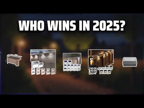 The Top 5 Best Solar Fence Lights in 2025 - Must Watch Before Buying!
