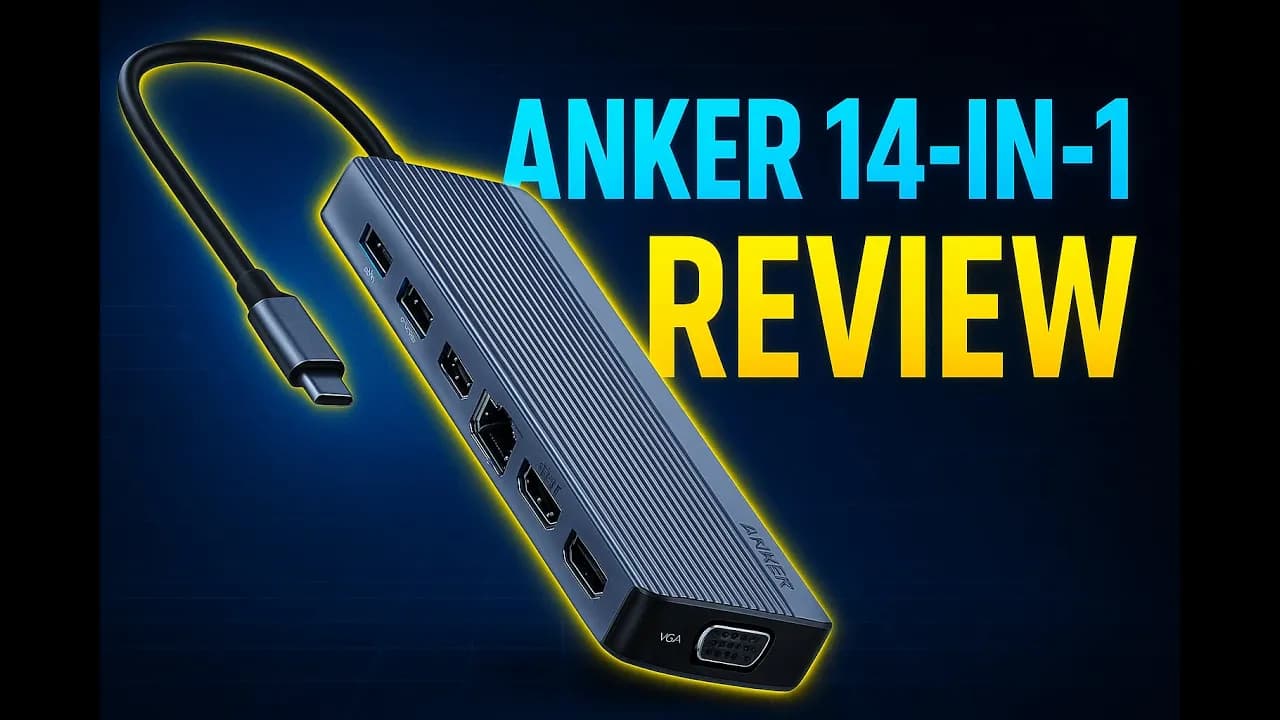 Review - Anker Laptop Docking Station, 14 in 1 USB C Hub, Triple Display with 2 x 4K HDMI