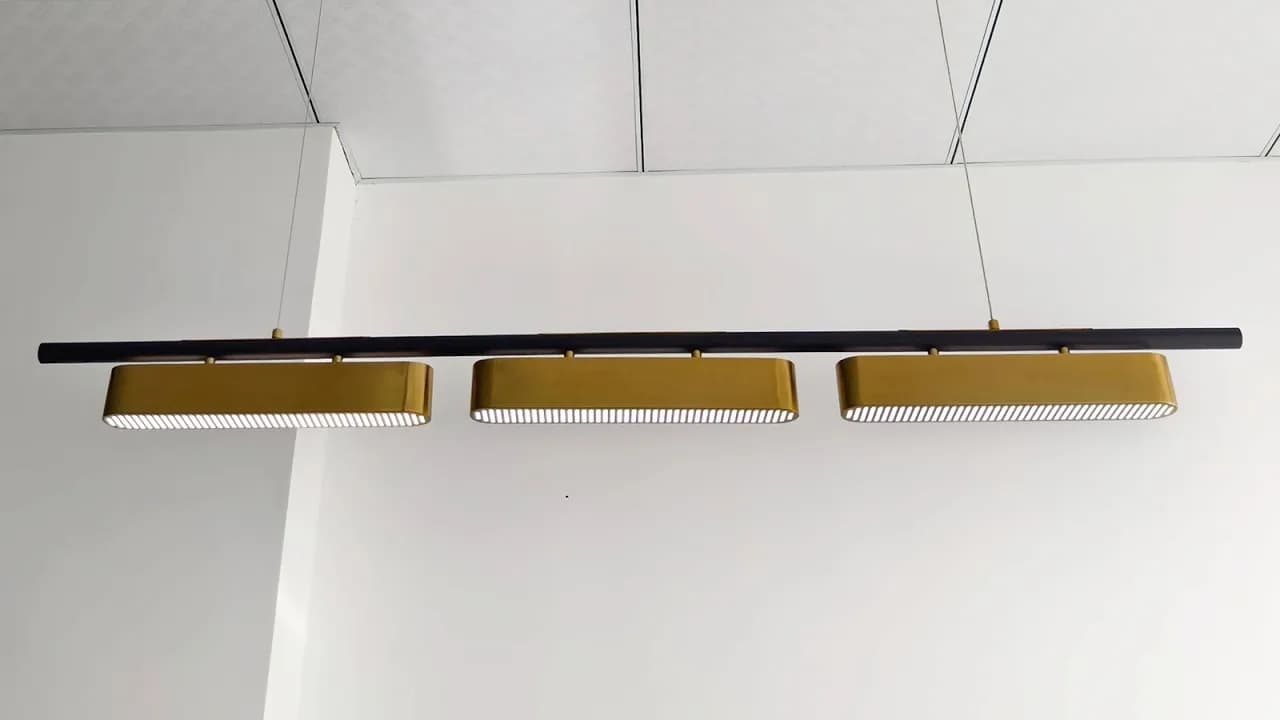 VAXLAMP Unique Linear Dimmable Pendant Light