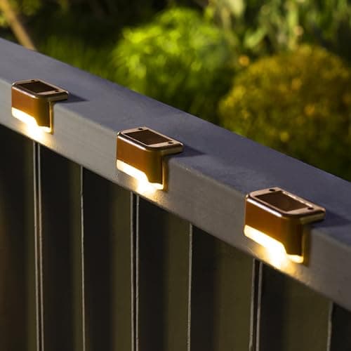 SOLPEX Solar Deck Lights Outdoor 16 Pack, Solar Step Lights Waterproof Led Solar lights for Outdoor Stairs, Step , Fence, Yard, Patio, and Pathway(Warm White) - image 1 of 1